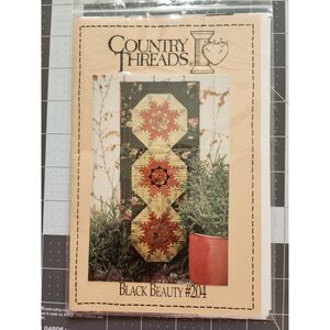 Black Beauty #204 table runner quilt pattern B33